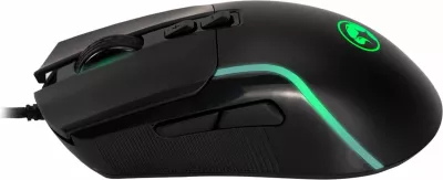Maus Marvo M292 me kabllo 8000 DPI, 7 butona programues, ndriçim RGB, kabllo e thurur 1.5 m, e zezë