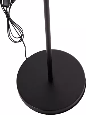 Llambë dyshemeje Kramer, metal i zi, FH7535.11, 23x169cm