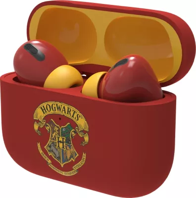 Kufje Moye Harry Potter True Wireless, Bluetooth 5.4, USB-C, Kuqe/Verdhë