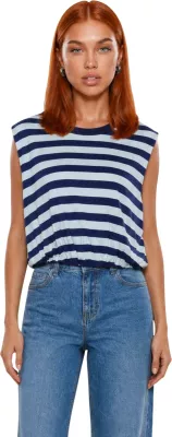 Maicë crop për femra I am 26038, blu [Madhësia: M]