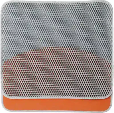 Tapet për rërë mace Petkit Litter Clean Pad, 55x55 cm, Gri/Portokalli
