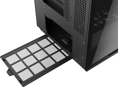 Kasë COUGAR FV270 mid tower, tempered glass, ATX, RGB, e zezë