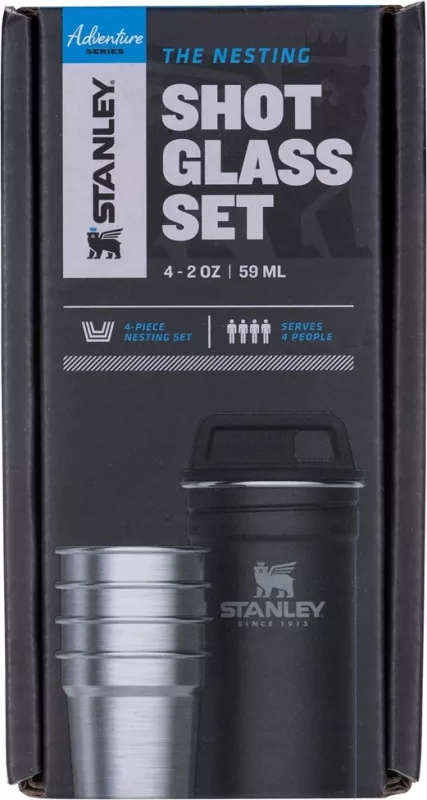 Gotë metalike Stanley Adventure Matte Black 4 X 60 ml
