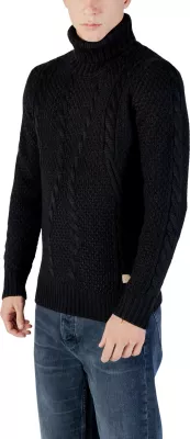 Xhemper për meshkuj Gianni Lupo M. COLLO ALTO BW793-F25, i zi [Madhësia: XXL]