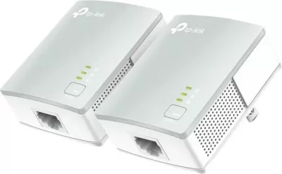 Adapter powerline TP-Link TL-PA4010 KIT, 600 Mbps, 1 port, HomePlug AV, e bardhë, 2 copë
