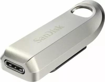 USB memorje SanDisk Ultra Luxe SDCZ75-128G-G46 128GB USB-C USB 3.2 Gen 1, argjendtë, 1 copë