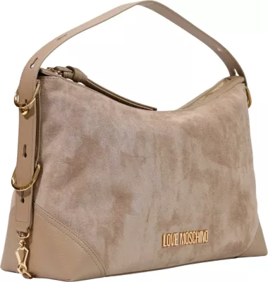 Çantë shpatulle Love Moschino JC4090PP, bezhë