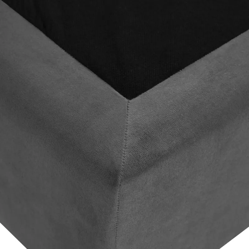 Shtrat DOLORES, kadife gri, FH637.10, 150x200 cm