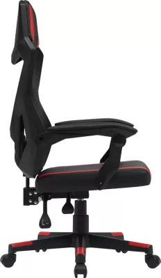 Karrige gaming CANYON Flow MCH01, rrjetë, kënd 90-135°, 120 kg, zi/kuqe