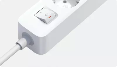 Zgjatues rryme Xiaomi XMCXB01EU 20W, 3 priza, 2x USB-C + 1x USB-A, kabllo 1.4 m, i bardhë