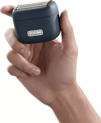 Makinë rroje elektrike portative Yoose Mini 5, 5-tehe (4+1), IPX7, USB-C, 90 min, 14000 rpm, blu