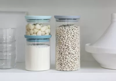 kavanoz për ushqime Brabantia 298240 1.9 L qelq borosilikat, 1 copë, transparent