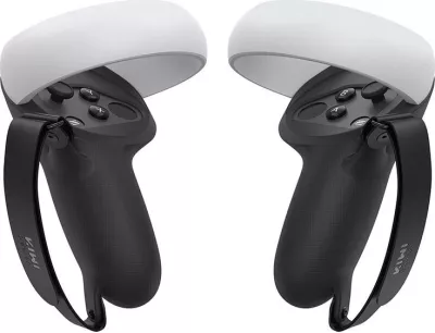 Mbështjellës kontrolleri Kiwi Design Q1 PRO-2 për Meta Quest 2, Zi