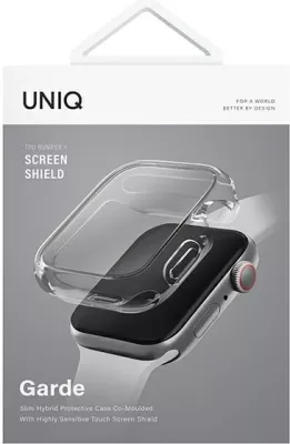 Mbështjellës UNIQ Garde për Apple Watch 7/8/9/SE2, 45mm, Transparent