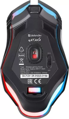 Maus wireless Defender Katana GM-511, 3200 DPI, 5 butona, i zi