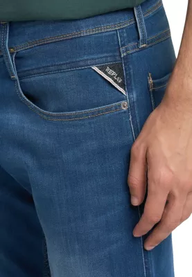 Xhinse slim fit për meshkuj Replay M914 .000.41A C33, denim blu [Madhësia: W31 L32]