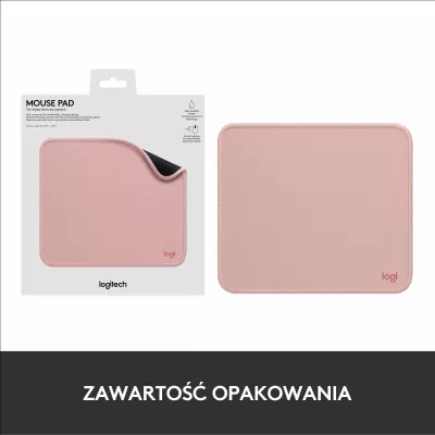 Mauspad Logitech Studio Series 956-000050 23x20cm 3mm Darker Rose