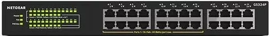 Switch Netgear GS324P-100EUS, 24 porte LAN, 16 PoE