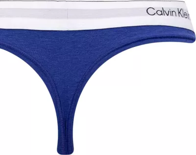 Të brendshme për femra Calvin Klein Underwear LV00QF8834 (2PK), të bardha-blu [Madhësia: XS]