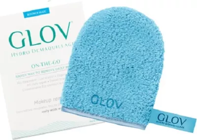 Dorezë për heqjen e grimit Glov On-The-Go Bouncy Blue, 1 copë