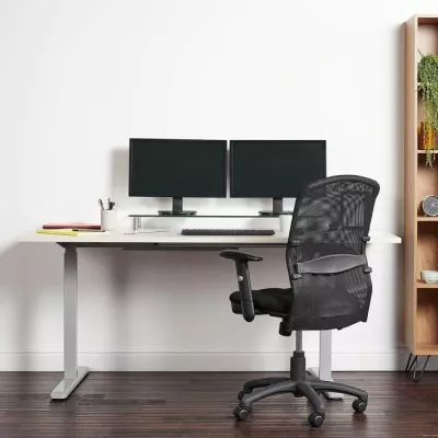Mbajtëse monitori VONHAUS XL 3000107 100x26cm xham i temperuar 8mm, transparente