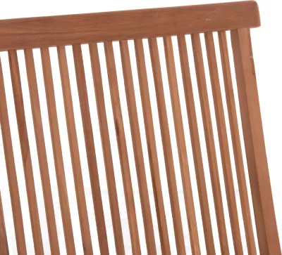 Bankë palosëse KENDALL, dru tik natyral, 100x47x89cm