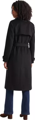 Pallto trench për femra Guess EVE Melton Trench W6BL51 W4138, e zezë [Madhësia: XXL]