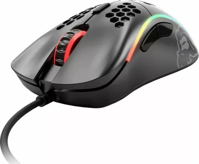 Maus Glorious Model D GD-BLACK, 12000 DPI, USB me kabllo, RGB, e zezë