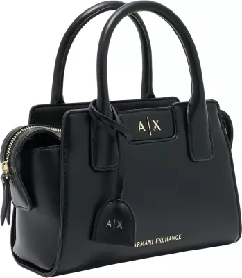 Çantë krahu për femra Armani Exchange XW002159 AF26570, e zezë