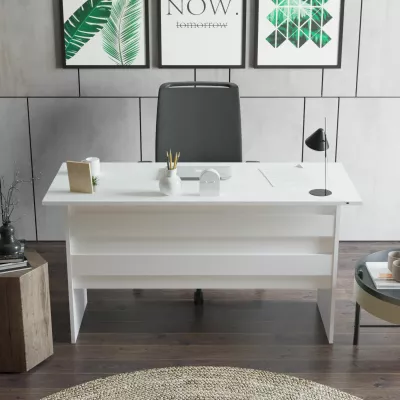 Tavolinë pune Hanah Home, Vo1-W, e bardhë