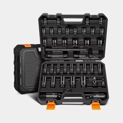 Set dopsash impact VONHAUS 3500318, 40 copë, metrik, me ekstensione, zi