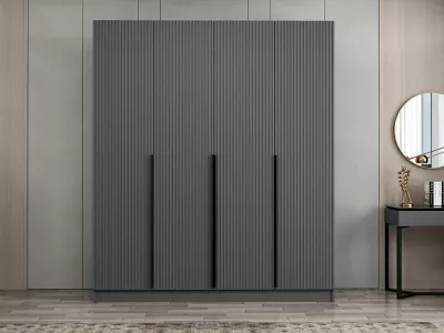 Dollap Hanah Home, Kale Plus, anthracite, 180x210x52cm