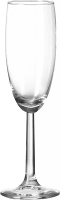 Gotë shampanje Fine Dine Volare Banquet 180 ml transparente, set 6 copë