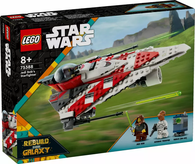 Set ndërtimi LEGO Jedi Bob's Starfighter, 305 pjesë, shumëngjyrësh