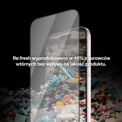Xham mbrojtës PanzerGlass Re:fresh Glass për iPhone 15 me pozicionues