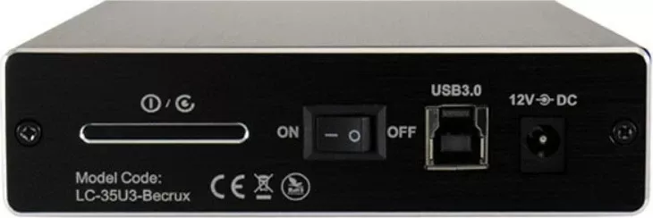Kasë e jashtme LC-Power LC-35U3-Becrux, 3.5", Serial ATA, e zezë
