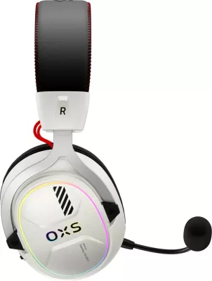 Kufje gaming OXS Storm G2, wireless & Bluetooth, me mikrofon, pearl white