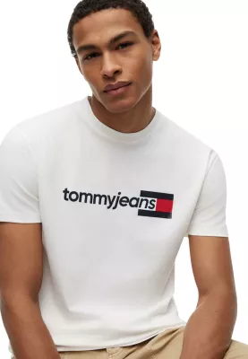 Maicë për meshkuj Tommy Hilfiger Jeans DM0DM23406, krem [Madhësia: L]