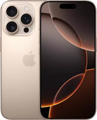  Apple iPhone 16 Pro, 6.3",  128GB, Desert Titanium