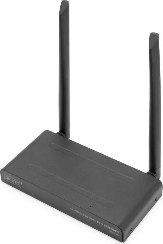 Pranues HDMI pa tela Digitus DS-55328, 3840 x 2160 piksela, AV pranues, me kabllo dhe pa kabllo, i zi