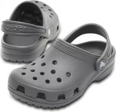Këpucë clogs për fëmijë Crocs, gri [Madhësia: 23 - 24]