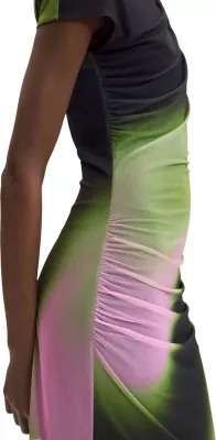 Fustan i gjatë për femra Desigual VEST_CRACOVIA 26WWVK32, i gjelbër [Madhësia: XS]