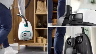 Fshesë me korent Bosch Serie 4 BGB41HYG1H, 600 W, me qese, e bardhë