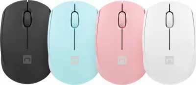 Maus Natec Stork NMY-2002, wireless 2.4 GHz, 1600 DPI, 3 butona, rozë