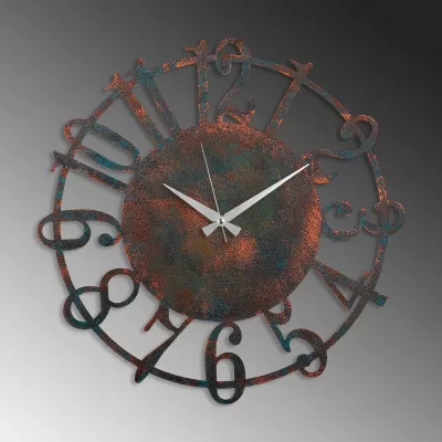 Orë muri dekorative prej metali, Wallity, shumëngjyrëshe, 48cm