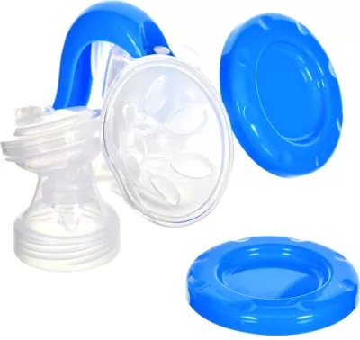 Pompë gjiri Esperanza ECM003B, 2 në 1, 150 ml, e kaltër/e bardhë