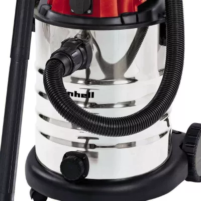 Fshesë me kova Einhell TH-VC 1930 SA, 2000W, 30L, pa qese, e zezë/kuqe/inoks