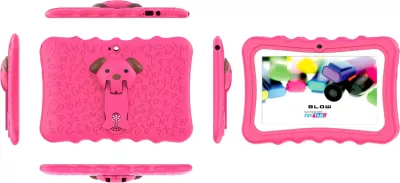 Tablet BLOW KidsTAB7 V2, 7", 4/32GB, Android, rozë me mbështjellës