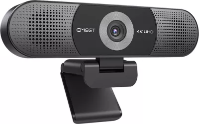 Webkamerë EMEET SmartCam C980Pro, 4K UHD 30fps, FoV 60–98°, USB, me mbulesë privatësie, e zezë