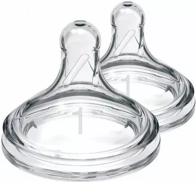 Thithëse biberoni Dr Browns WN1201 Anti-Colic Level 1 Wide Neck Slow Flow 0-3 muaj, 2 copë